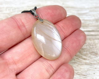 Peach Moonstone Necklace #1