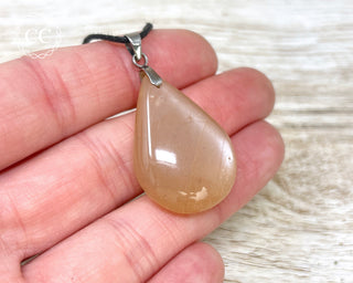 Peach Moonstone Necklace #2