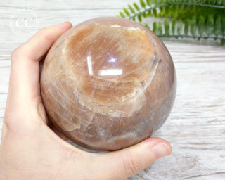 Peach Moonstone Sphere #1