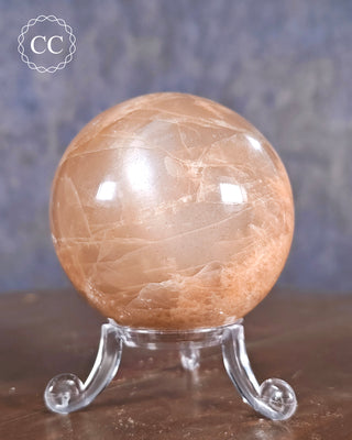 Peach Moonstone Sphere #5