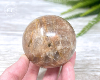 Peach Moonstone Sphere #1