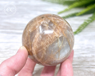 Peach Moonstone Sphere #1