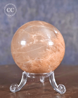 Peach Moonstone Sphere #5