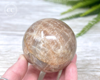 Peach Moonstone Sphere #1