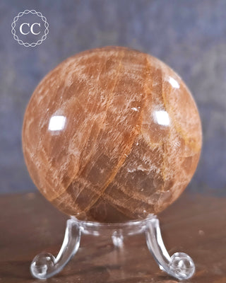 Peach Moonstone Sphere #1