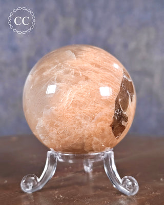 Peach Moonstone Sphere #5