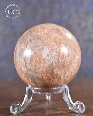 Peach Moonstone Sphere #2