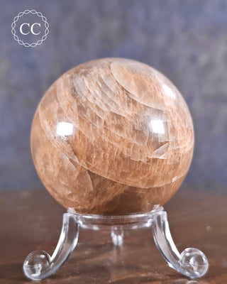 Peach Moonstone Sphere #2