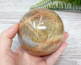 Peach Moonstone Sphere #2