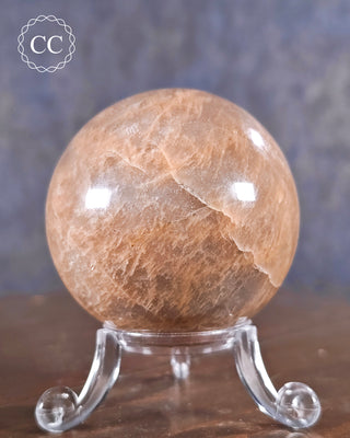 Peach Moonstone Sphere #2