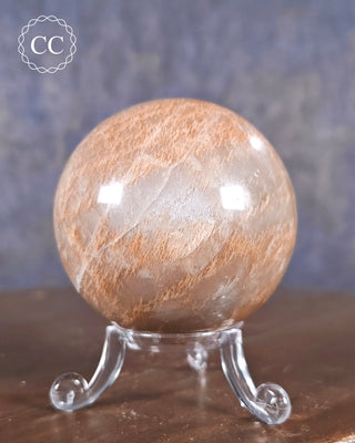 Peach Moonstone Sphere #3