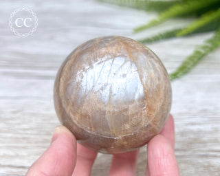 Peach Moonstone Sphere #1
