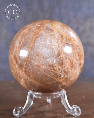 Peach Moonstone Sphere #1