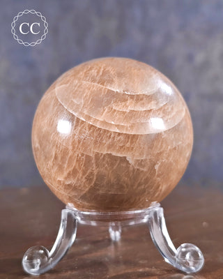 Peach Moonstone Sphere #2