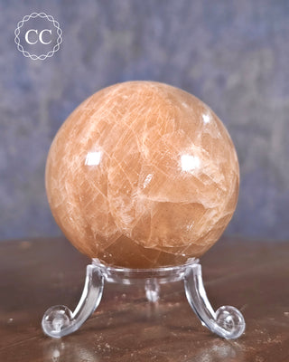 Peach Moonstone Sphere #5
