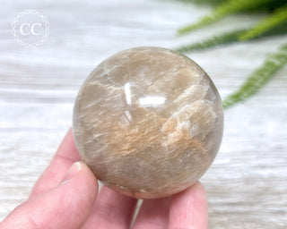 Peach Moonstone Sphere #3