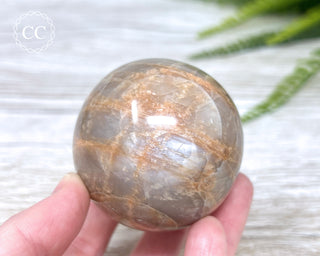 Peach Moonstone Sphere #4
