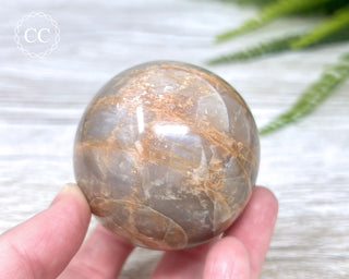 Peach Moonstone Sphere #4