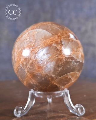 Peach Moonstone Sphere #4