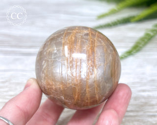 Peach Moonstone Sphere #4