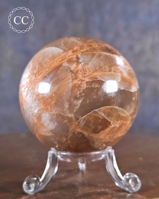 Peach Moonstone Sphere #4