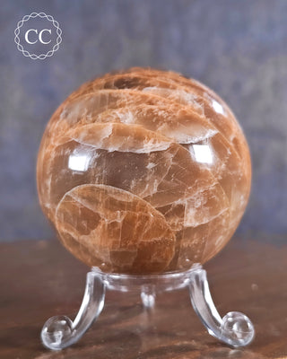 Peach Moonstone Sphere #4