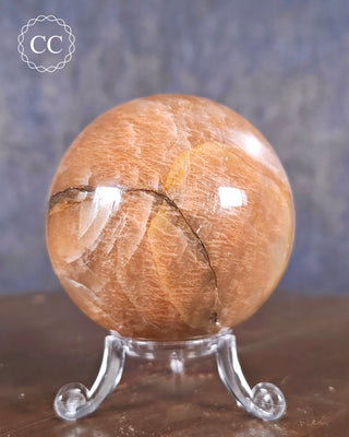 Peach Moonstone Sphere #6
