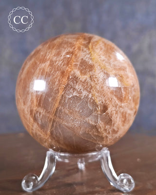Peach Moonstone Sphere #1