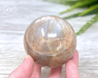 Peach Moonstone Sphere #1