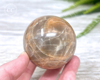 Peach Moonstone Sphere #4