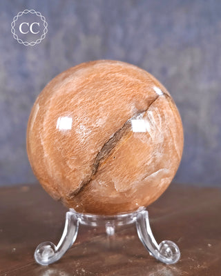 Peach Moonstone Sphere #6