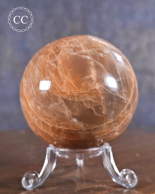 Peach Moonstone Sphere #4
