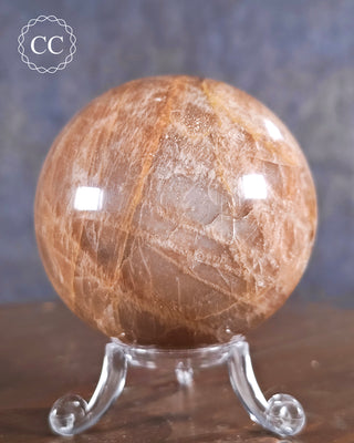 Peach Moonstone Sphere #1