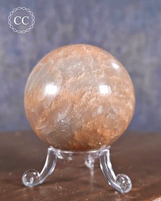 Peach Moonstone Sphere #3