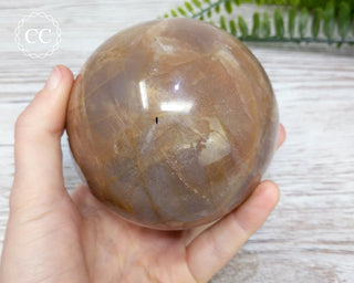 Peach Moonstone Sphere #4