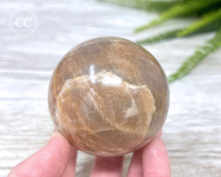 Peach Moonstone Sphere #1