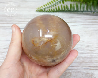 Peach Moonstone Sphere #5