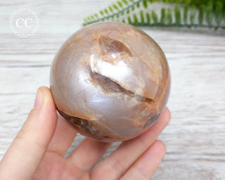 Peach Moonstone Sphere #6