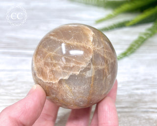 Peach Moonstone Sphere #1