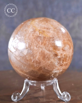 Peach Moonstone Sphere #1