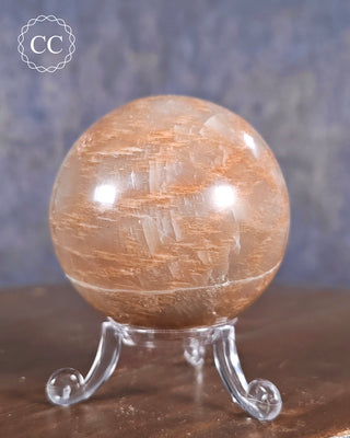 Peach Moonstone Sphere #3