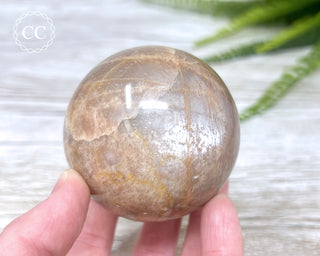 Peach Moonstone Sphere #1