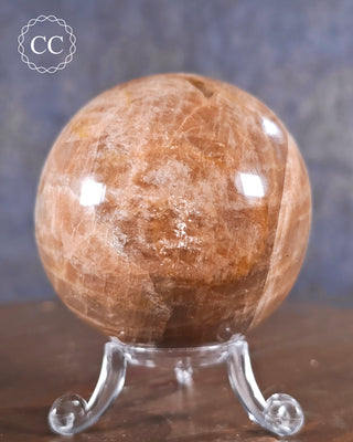 Peach Moonstone Sphere #1