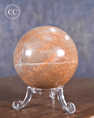 Peach Moonstone Sphere #3