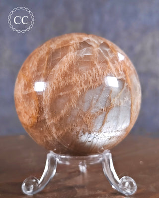 Peach Moonstone Sphere #1