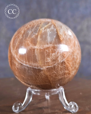Peach Moonstone Sphere #1