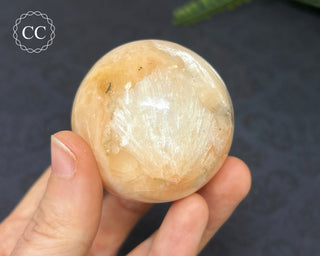 Peach Stilbite Sphere #2