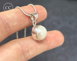 Pearl Silver Necklace #3