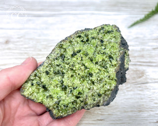 Peridot Crystals on Basalt #1