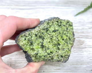 Peridot Crystals on Basalt #1